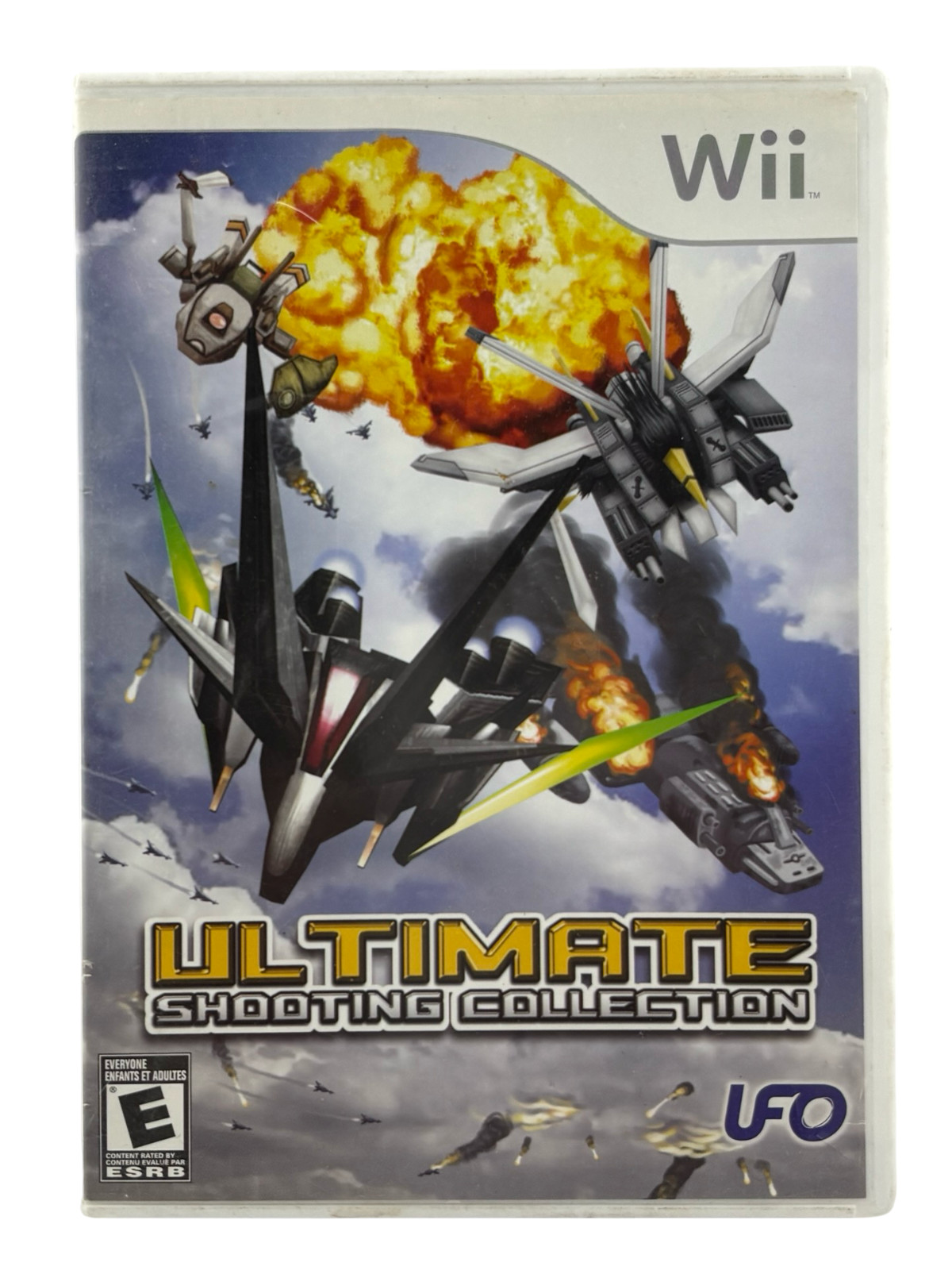Nintendo Wii Ultimate Shooting Collection UFO Arcade Games Tested Good Condition