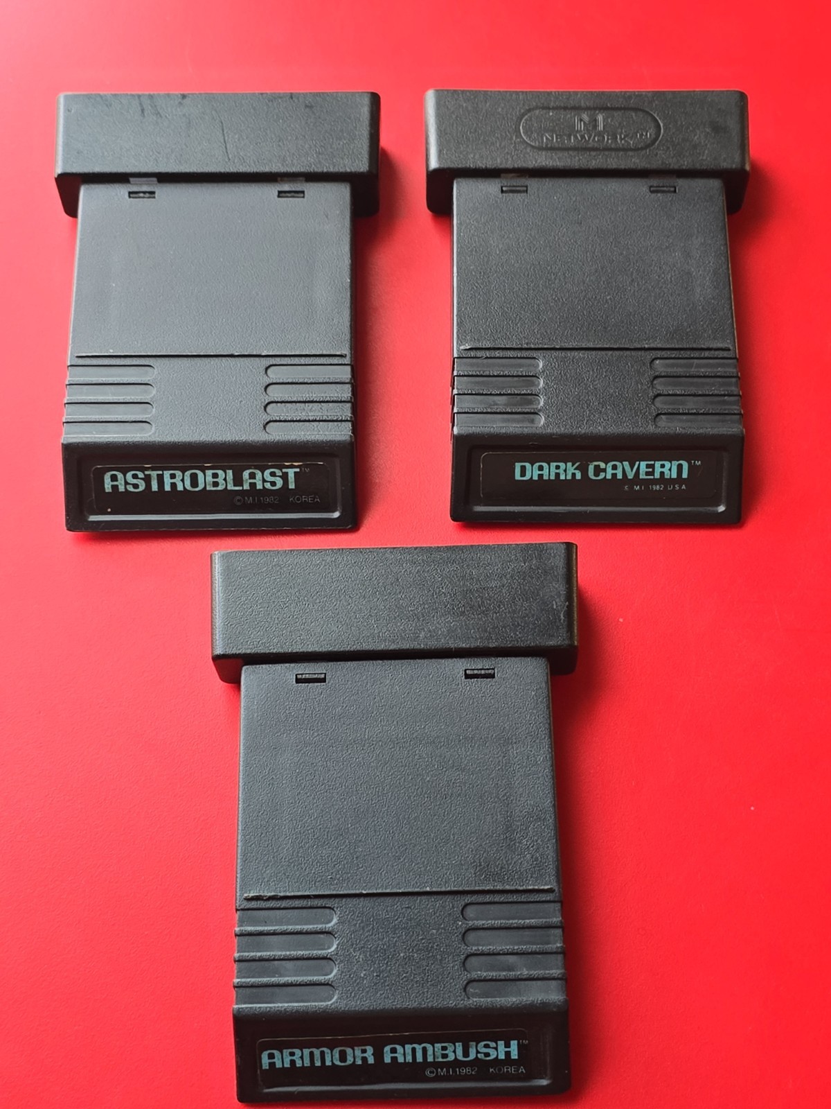 Astroblast Armor Ambush Space Attack Atari 2600 7800 Lot 7 Vintage Mattel Games