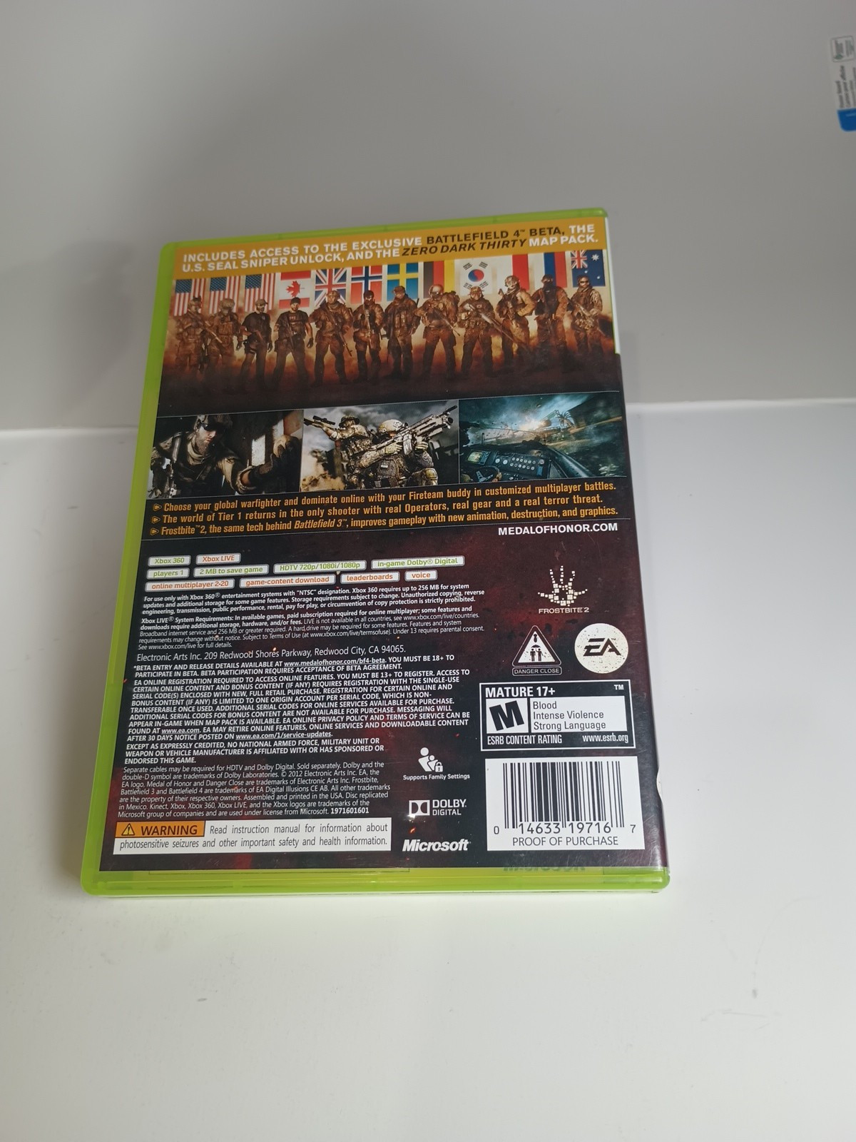 Medal of Honor – Warfighter – Limited Edition – Microsoft Xbox 360 – Used