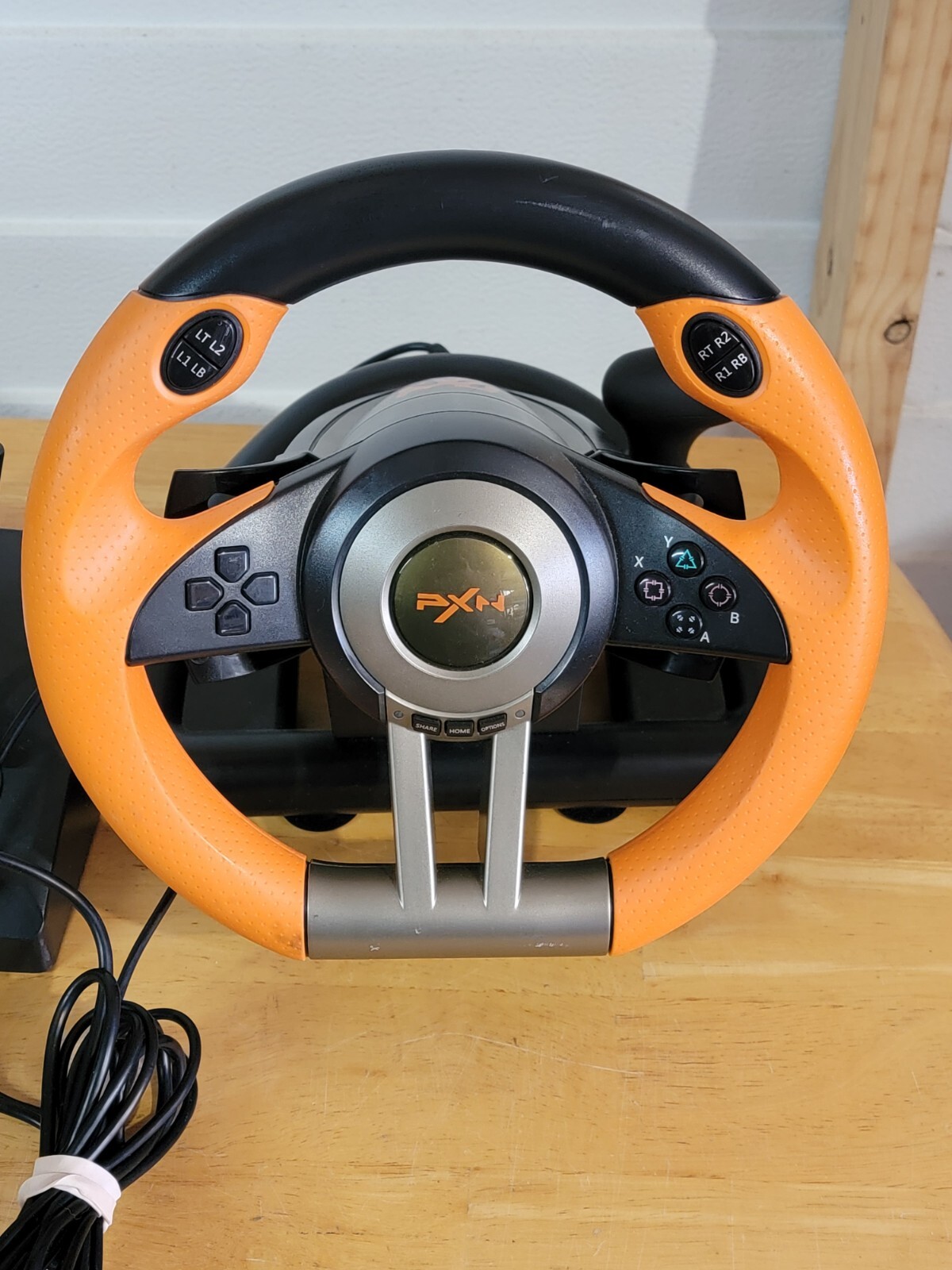 PXN V3Pro Racing Wheel With Pedals (Orange)