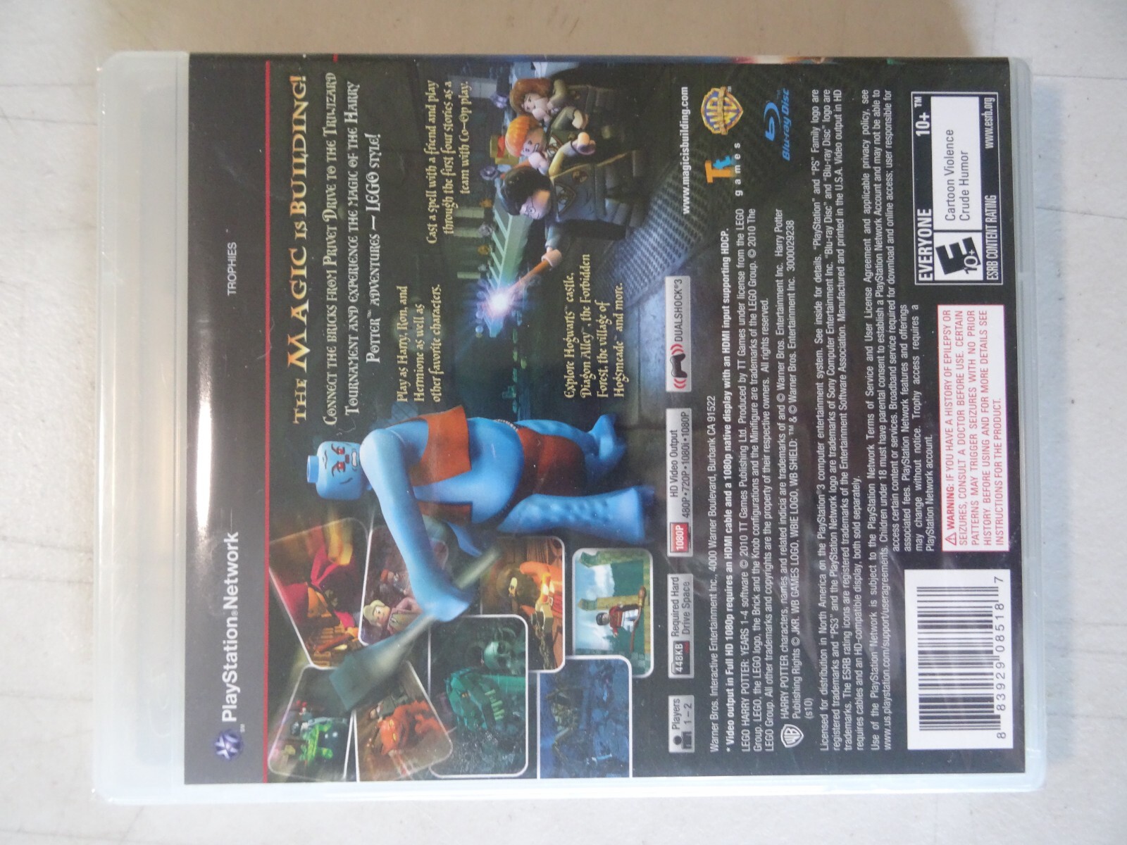 NEW MINT – LEGO Harry Potter : Years 1-4 PS3 Brand New Sealed playstation 3