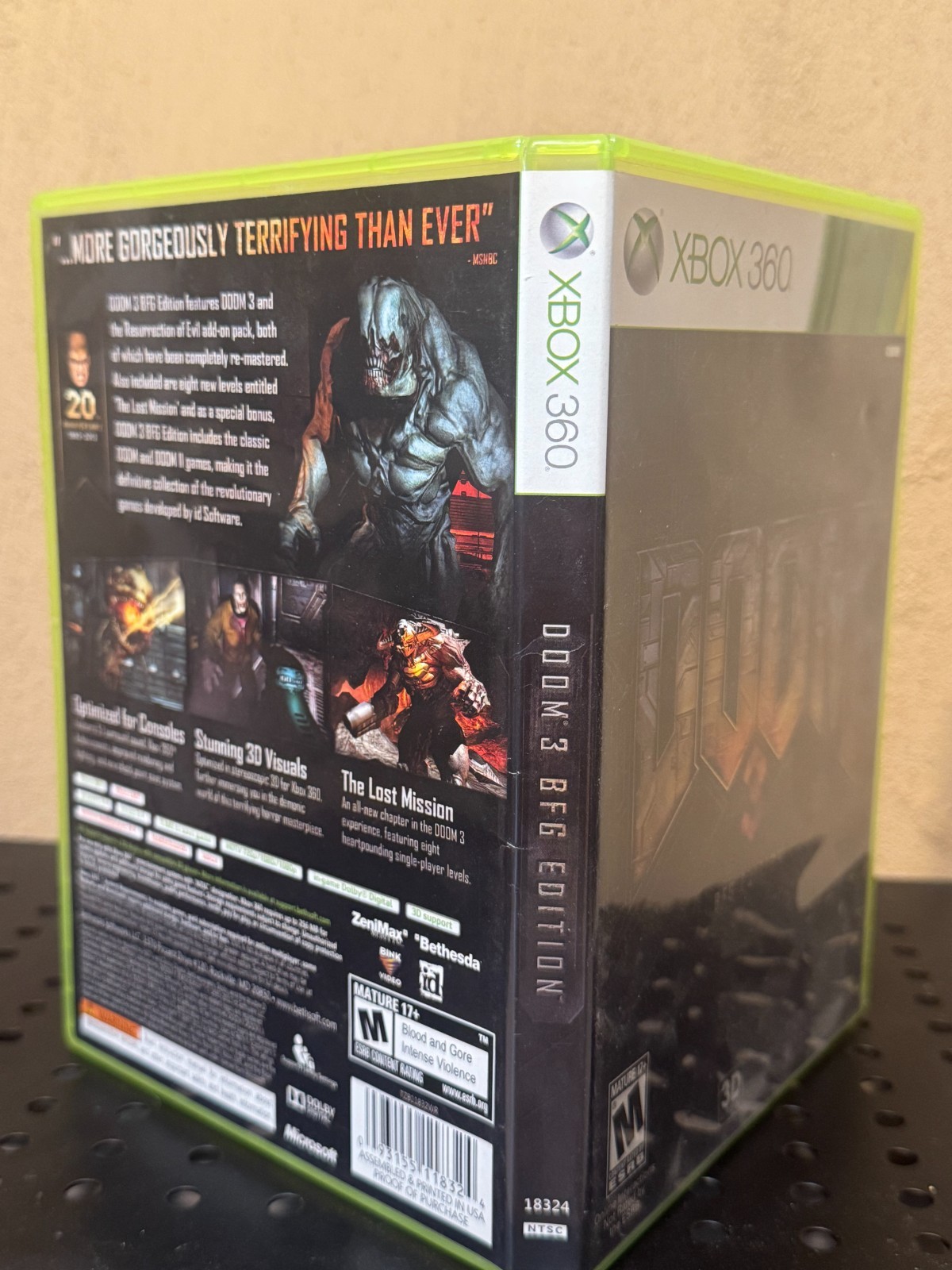 Doom 3 – BFG Edition (Microsoft Xbox 360, 2012) CIB W/ Excellent Condition