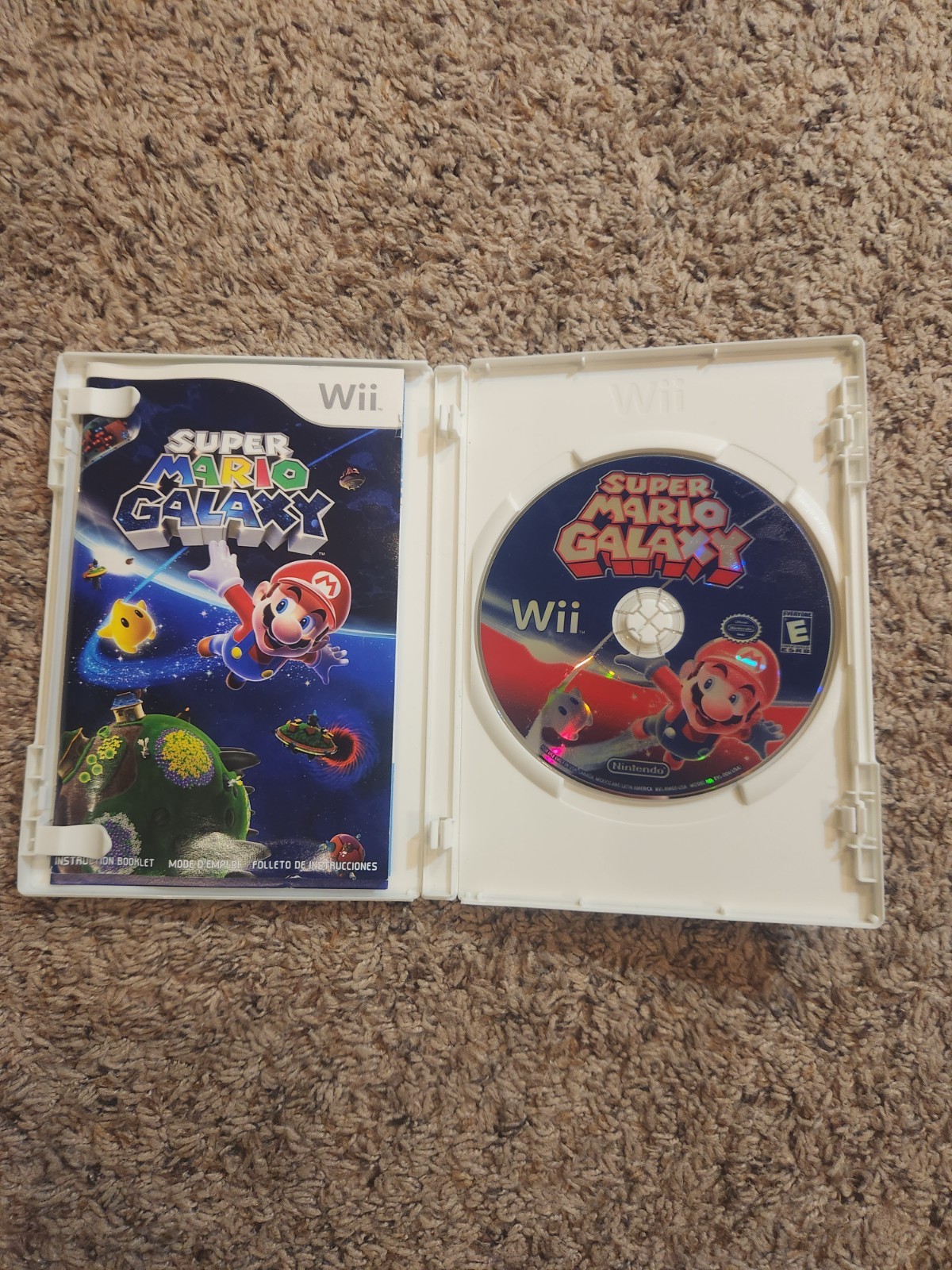 Super Mario Galaxy Wii Game, Tested And Works
