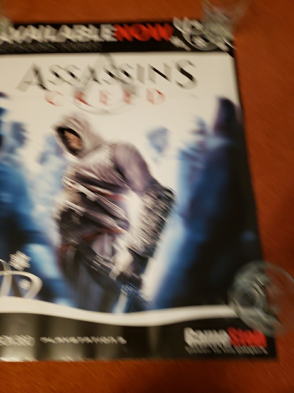 Assassin’s Creed Game Stop Promo Poster. Rare Poster 22x28in [26r]