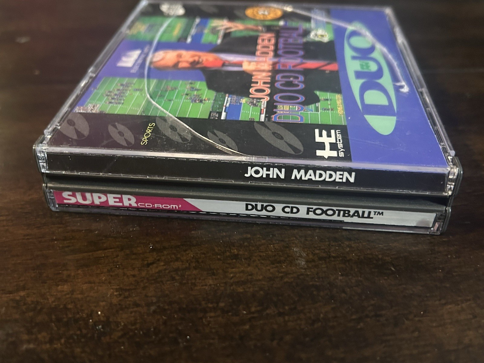 John Madden Duo CD Football TurboGrafx 16 CD Duo W/ Case Tested & Working