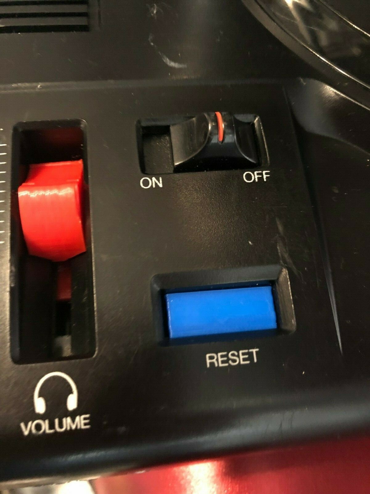 Sega Genesis 3D Printed volume Slider & Reset Button your choice of color ! !