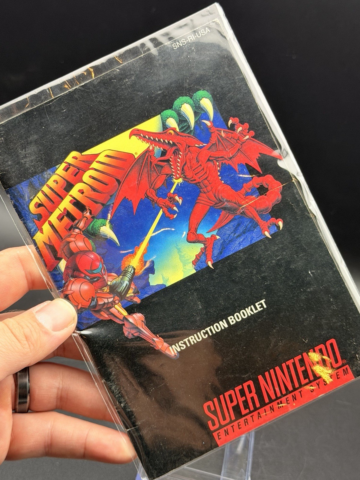 Super Metroid For Display Only-Super Nintendo SNES Complete In Box CIB