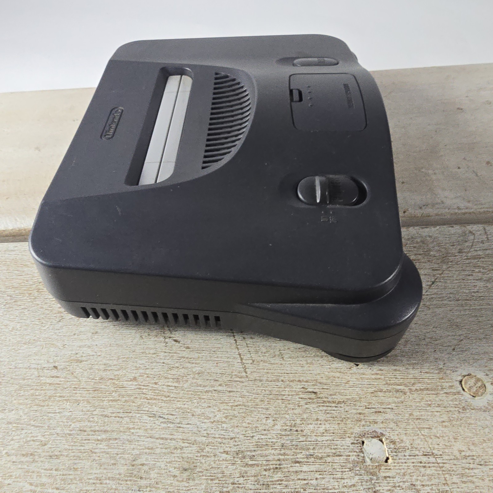 Nintendo 64 (NUS-001) Black Home Console w/ Expansion Pak Light Indicator Works