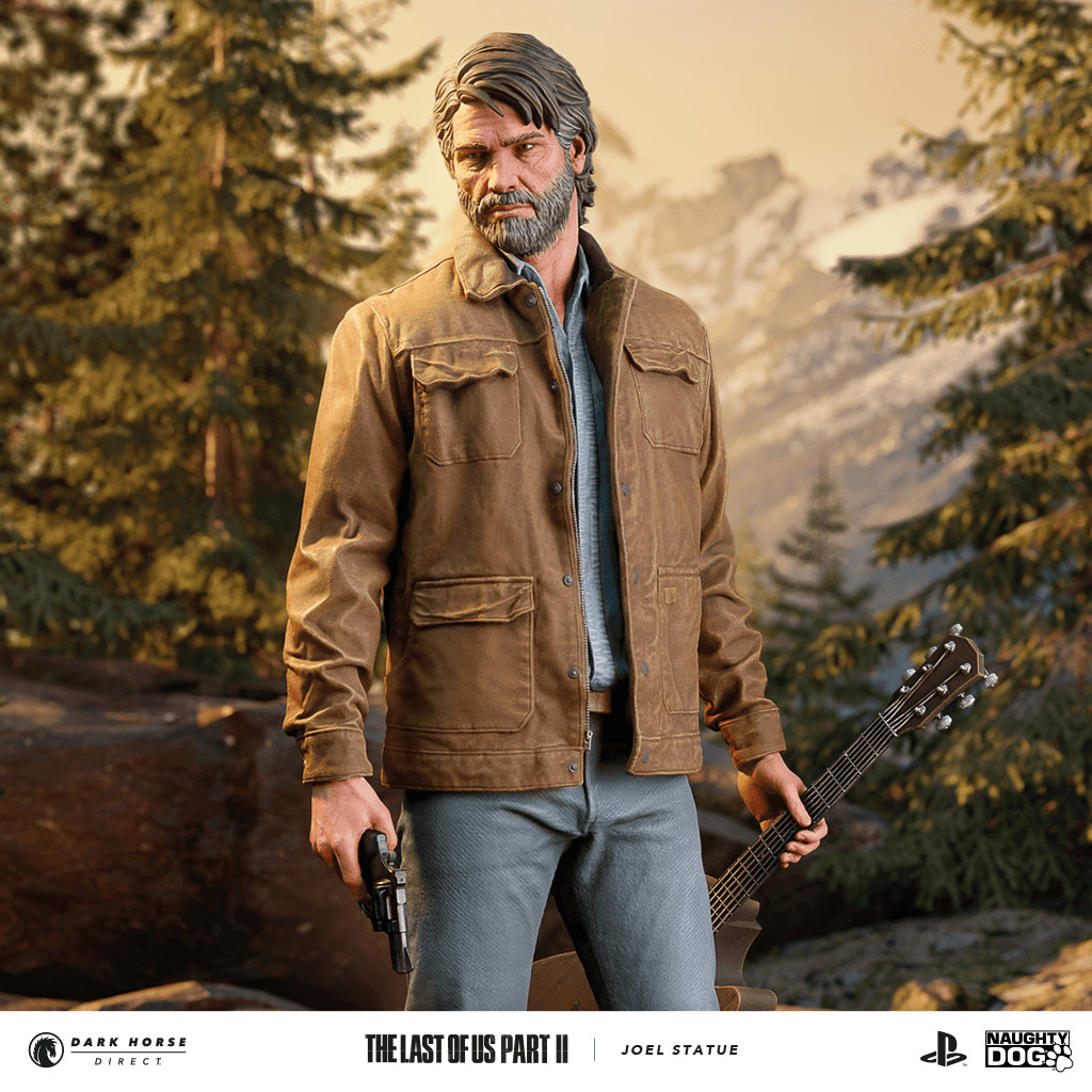 The Last of Us Part II: JOEL Statue 14″ – Dark Horse, LIMITED to 2500, PS5, Abby