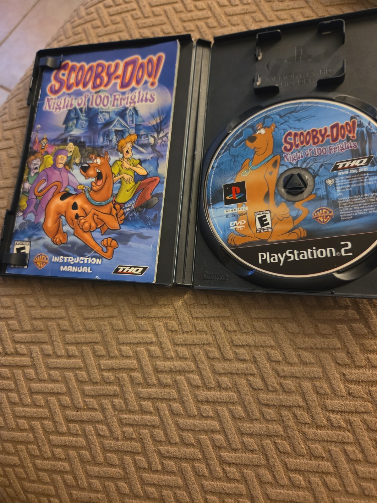 Scooby Doo-Night of 100 Frights – CIB Manual Sony PlayStation 2 Ps2