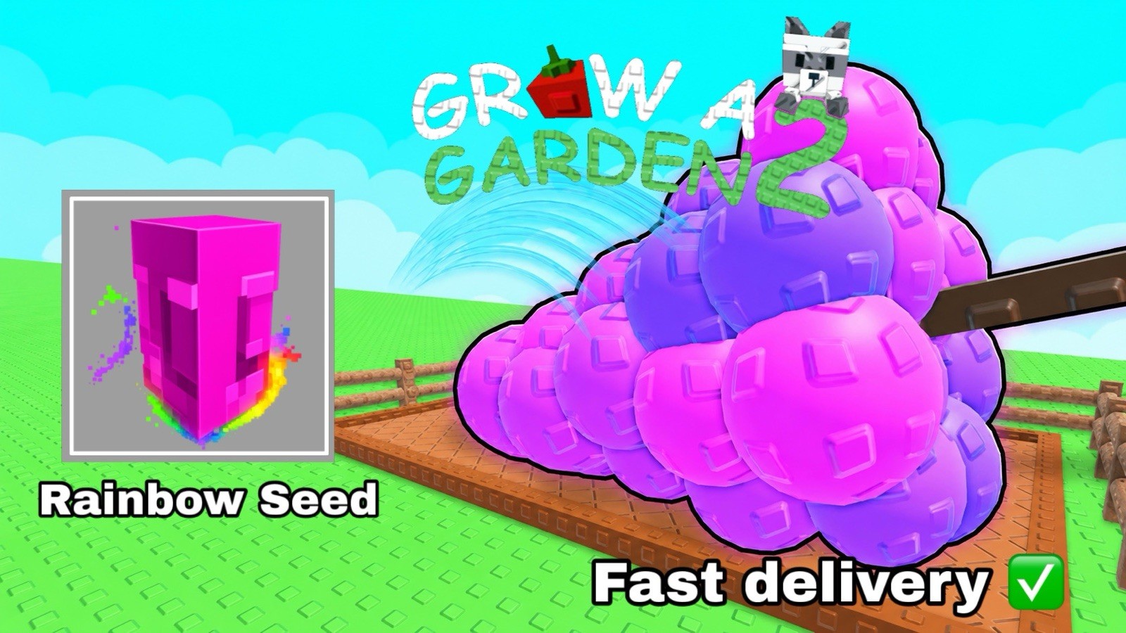 🌱RAINBOW SEED🌱 – 🪴Grow A Garden 2🪴 | GAG2 | FAST | CHEAP