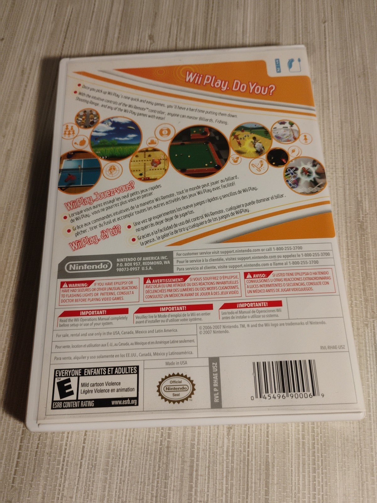 Wii Play Nintendo Wii Complete