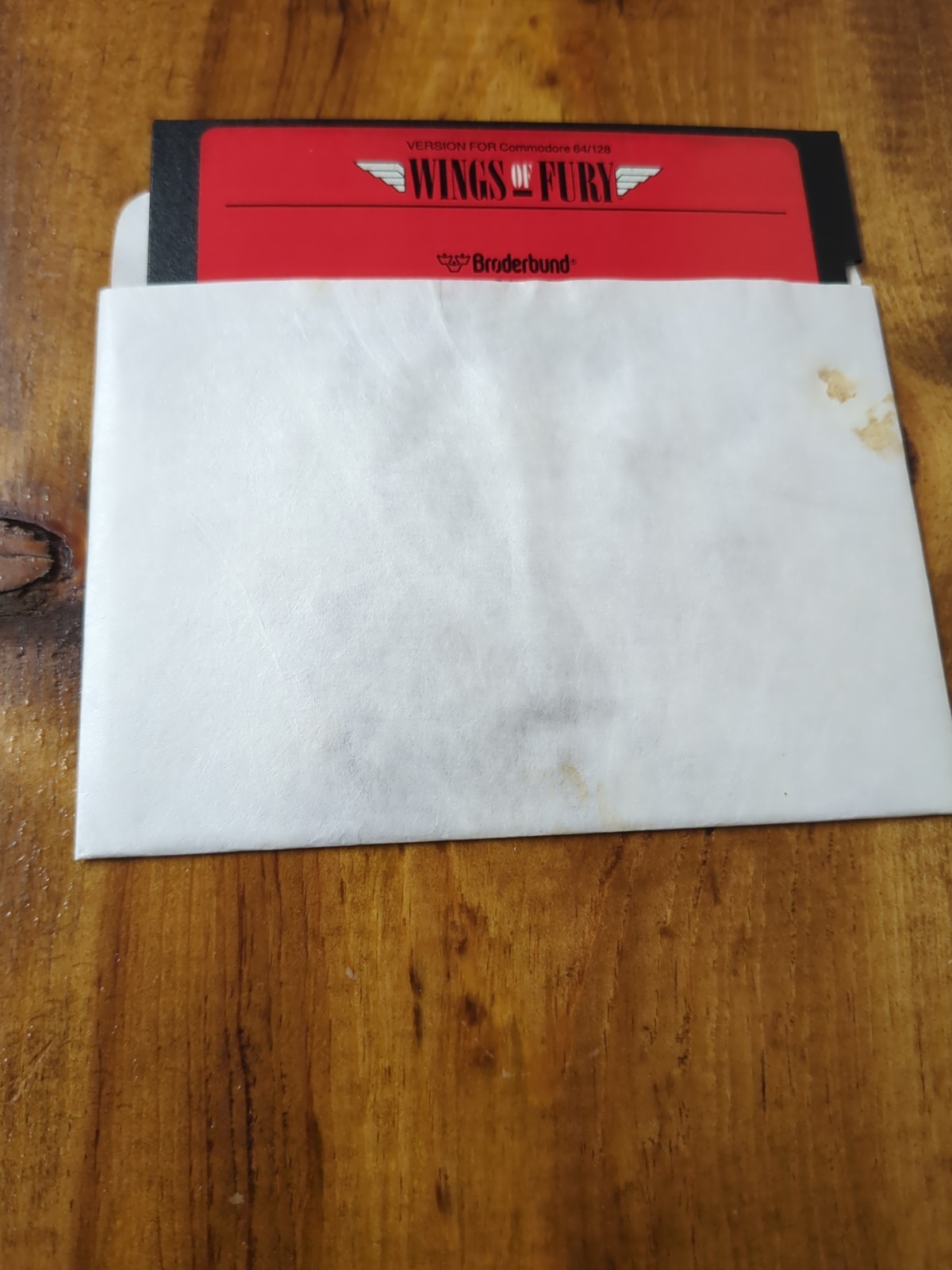 Wings Of Fury Commodore 64 Diskette 1990 Untested Broderbund