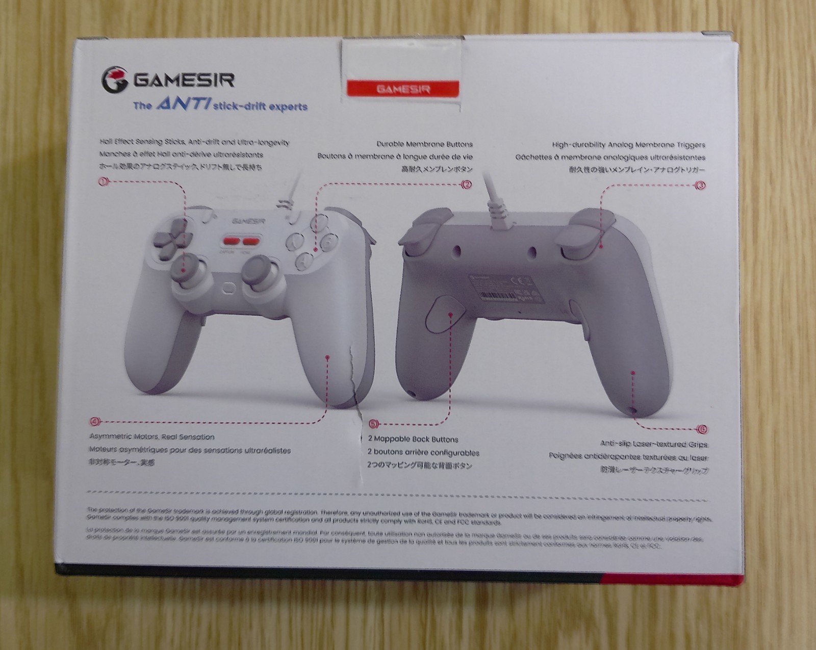 GameSir Tegenaria Lite Wired Controller For Switch, Android, iOS, PC – White