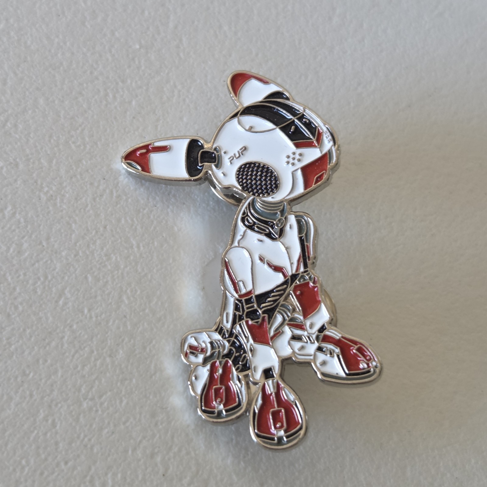 Atlas Reactor Enamel Pin Pup Robot Robo Dog PAX 2016 Swag Trion Video Game Promo