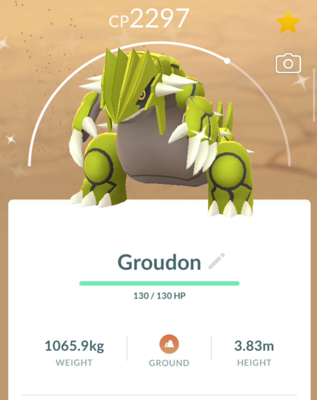 SUPER RARE | ✨ Shiny BACKGROUND Groudon – Pokémon Go | 20k/1m Stardust Trade $10