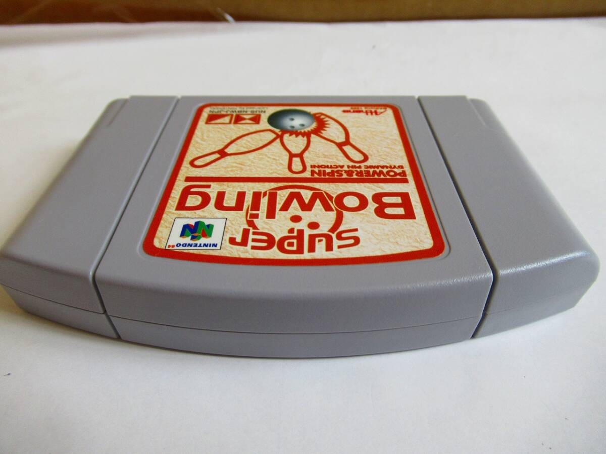 N64 Super Bowling Game Cartridge Only Cleaning Done Some Scratches