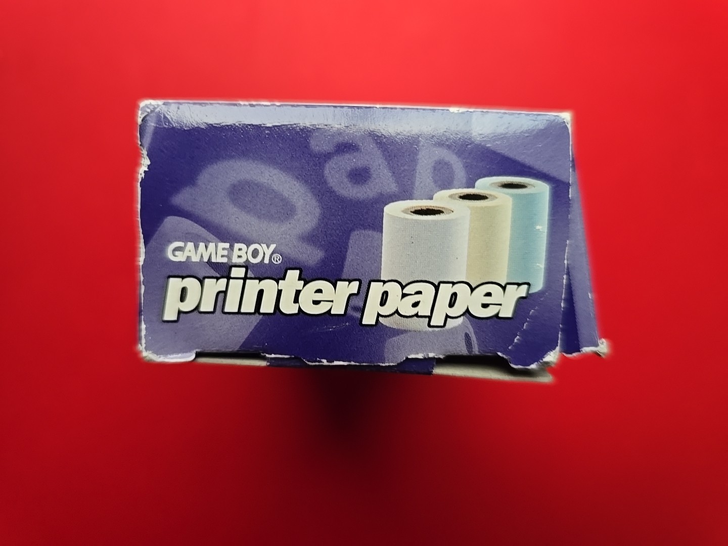 Nintendo Game Boy Printer Paper 3 Factory Sealed Rolls In Original Box 1998