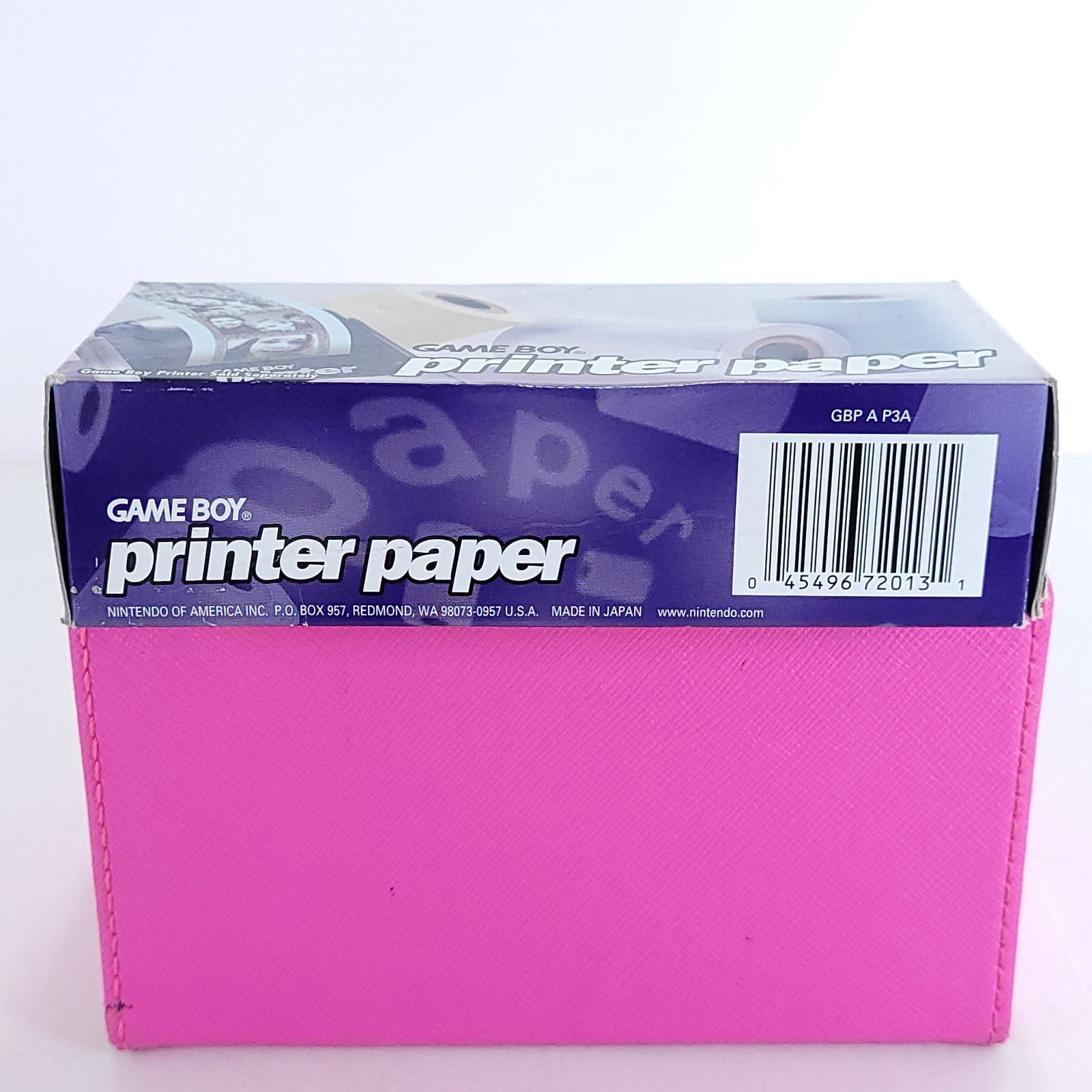 Game Boy Printer Paper 2 Boxes 4 Sealed Rolls (2 White + 2 Yellow) Missing Blue