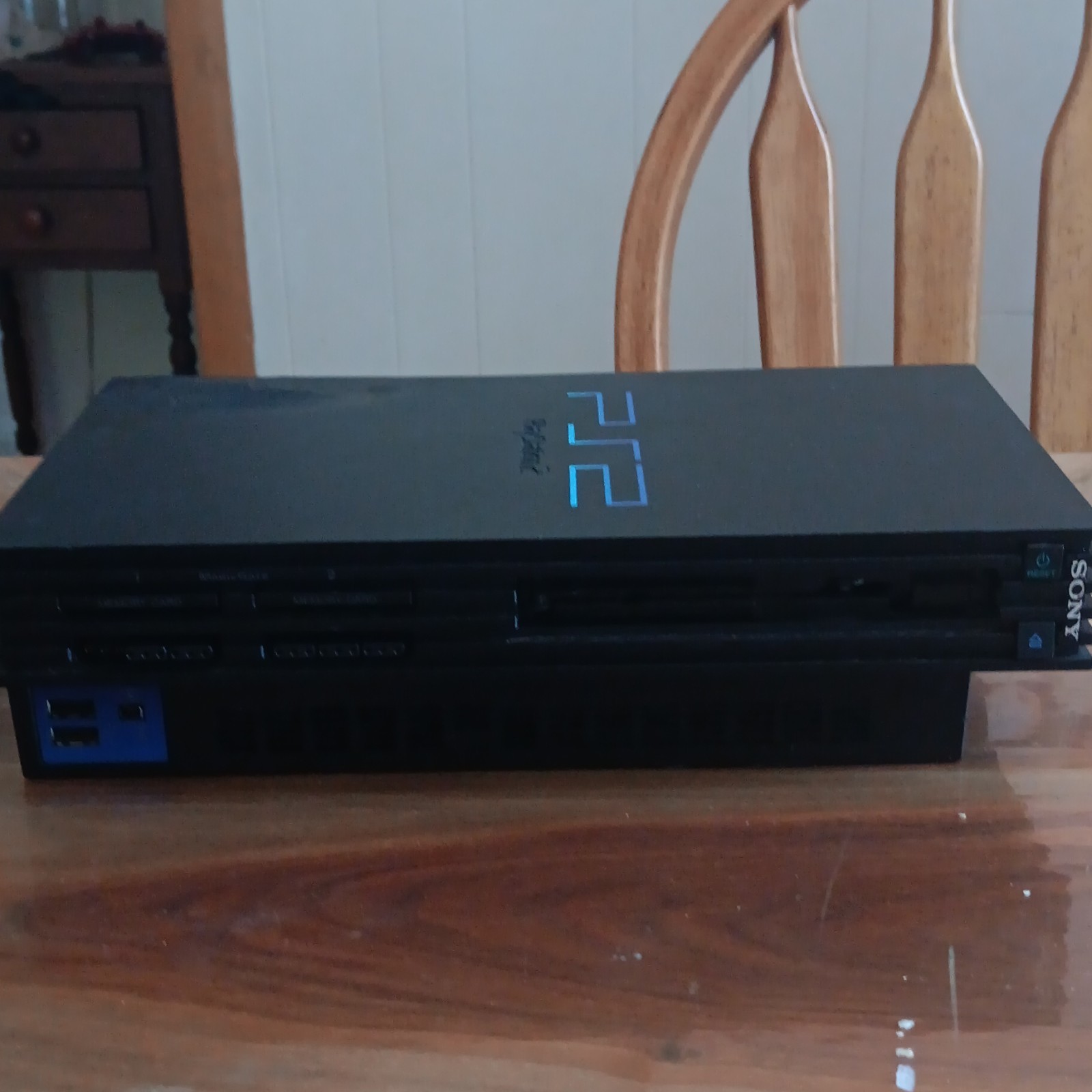 Sony PlayStation 2 PS2 Home Console Black Launch Model. Read Description