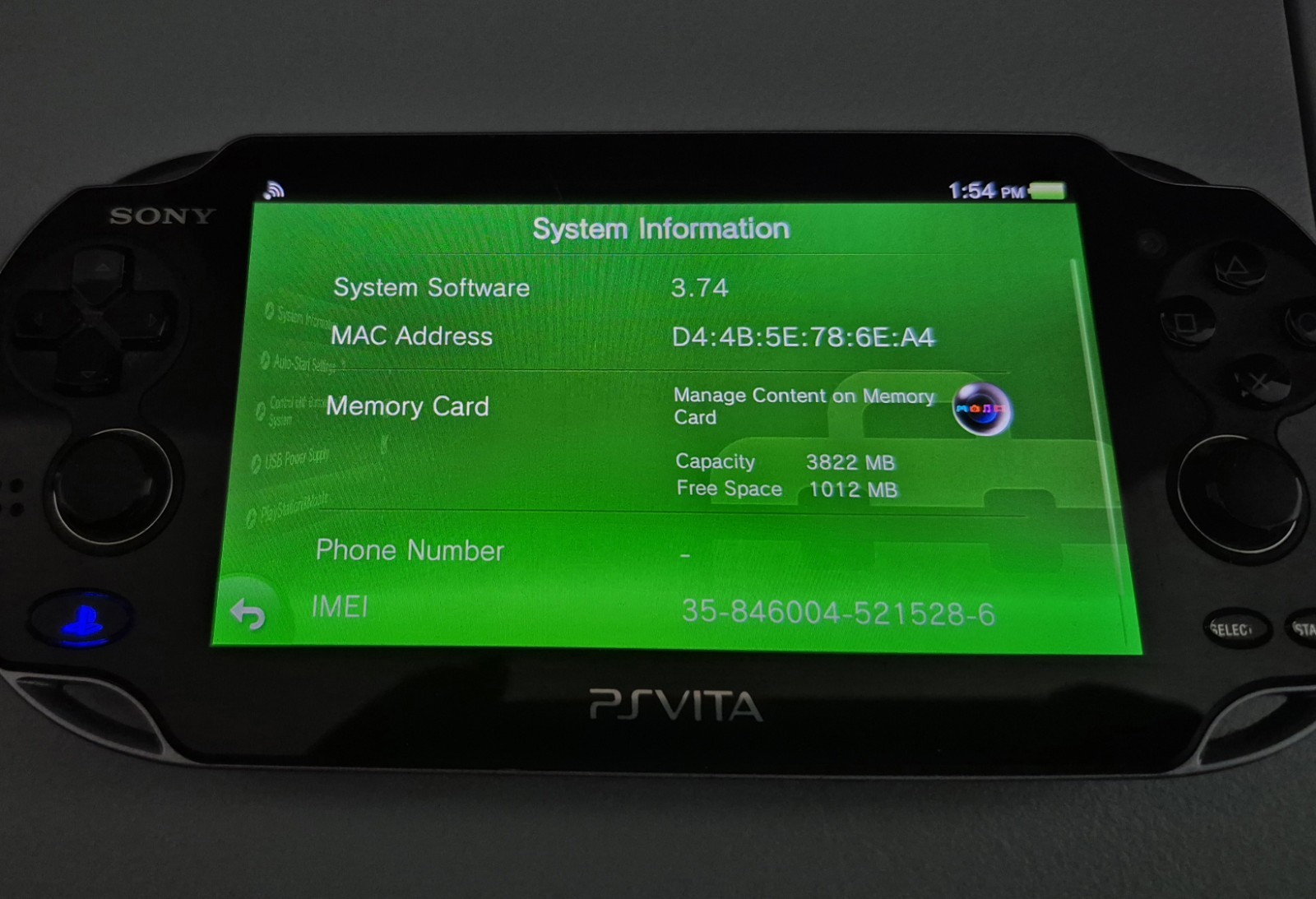 SONY PlayStation Vita PCH-1100 Crystal Black Wi-Fi 3G Wi-Fi Console & Game Lot