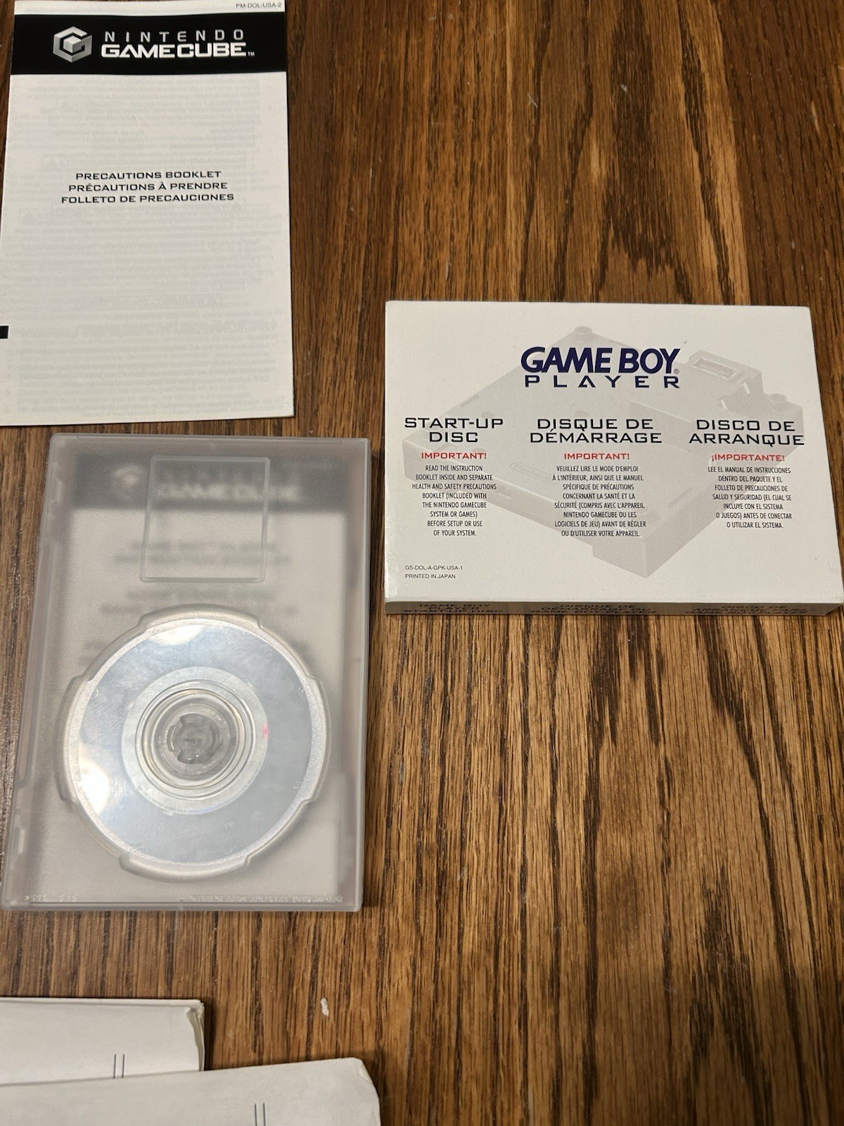 Nintendo GameCube Game Boy Player USA version DOL-017 W/Start Up Disc Zelda Lot