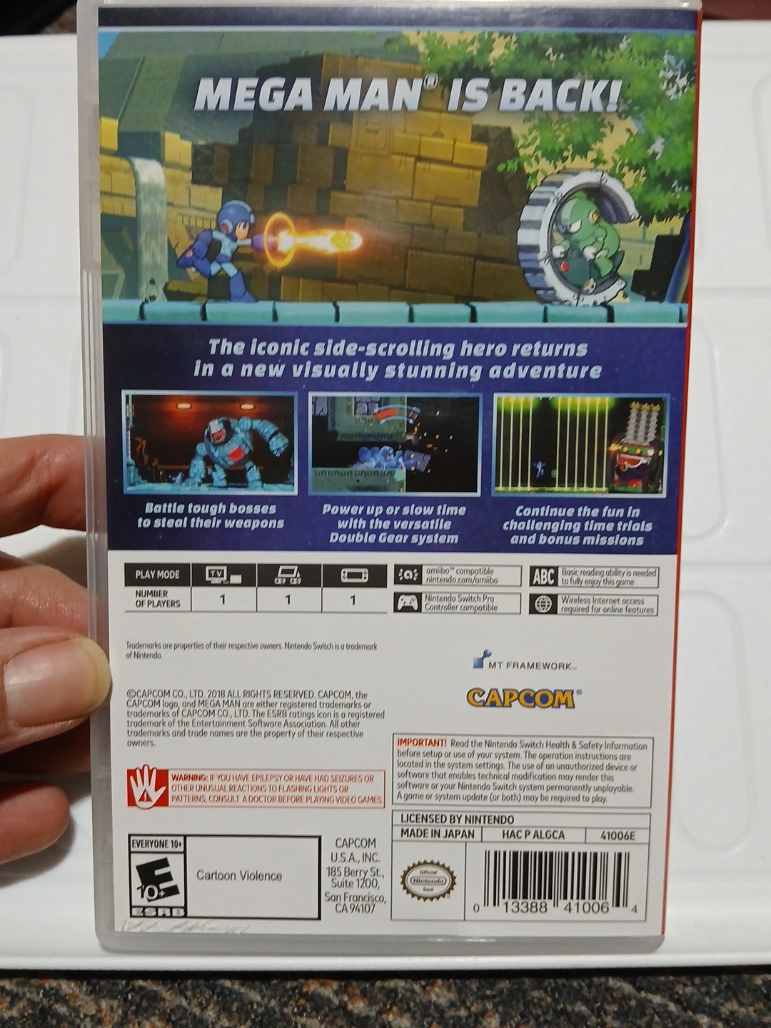 Mega Man 11 – Nintendo Switch Complete CIB In Case Tested Working