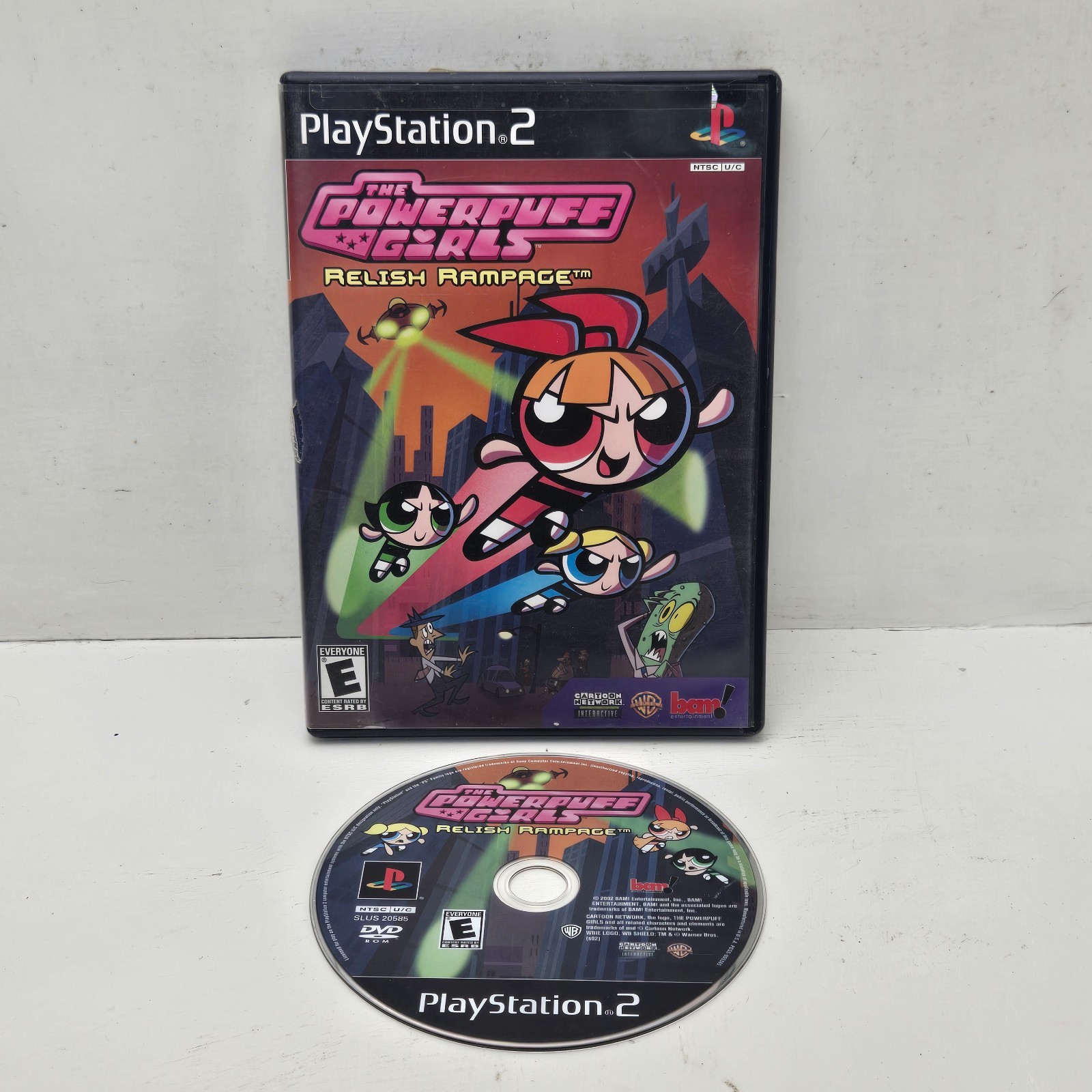 The Powerpuff Girls Relish Rampage (PlayStation 2, ps2, 2002) No Manual Tested