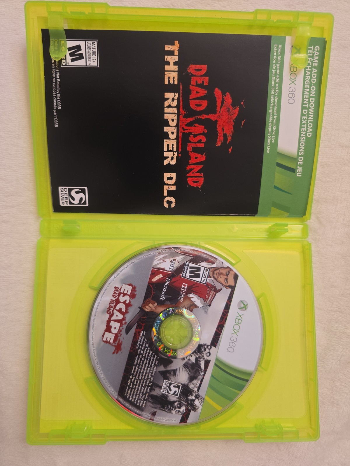 2014 Escape Dead Island for Xbox 360