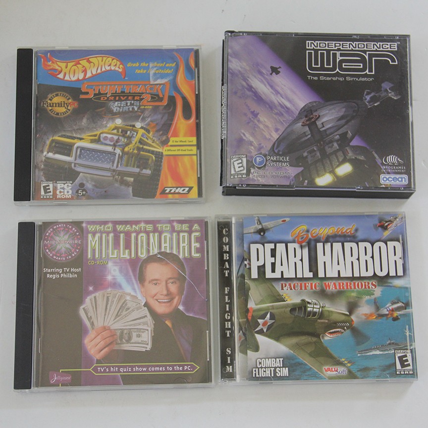 Vintage Video Games PC Win98 XP Huge Lot
