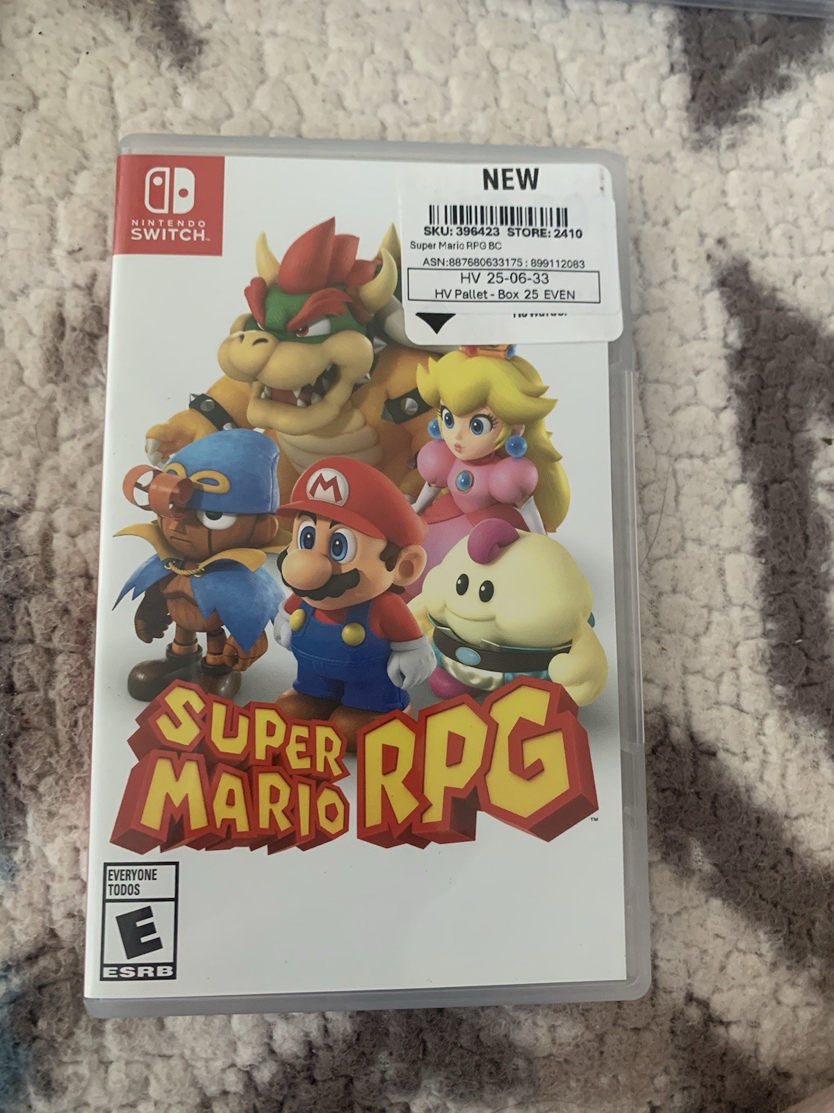 Super Mario RPG Nintendo Switch Game With Case. Pre-owned Tested And Working