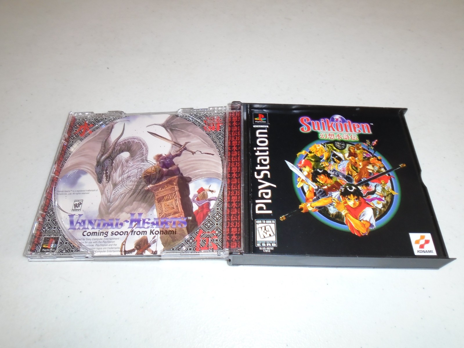Suikoden I, II, III, and IV (1 2 3 4) ☆☆ CIB PlayStation 1 2 PS1 PS2 games