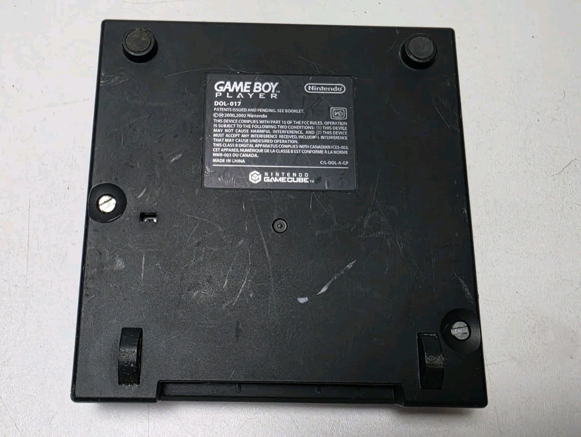 Nintendo GameCube Game Boy Player-DOL017 Tested & Working (NO STARTUP DISC)