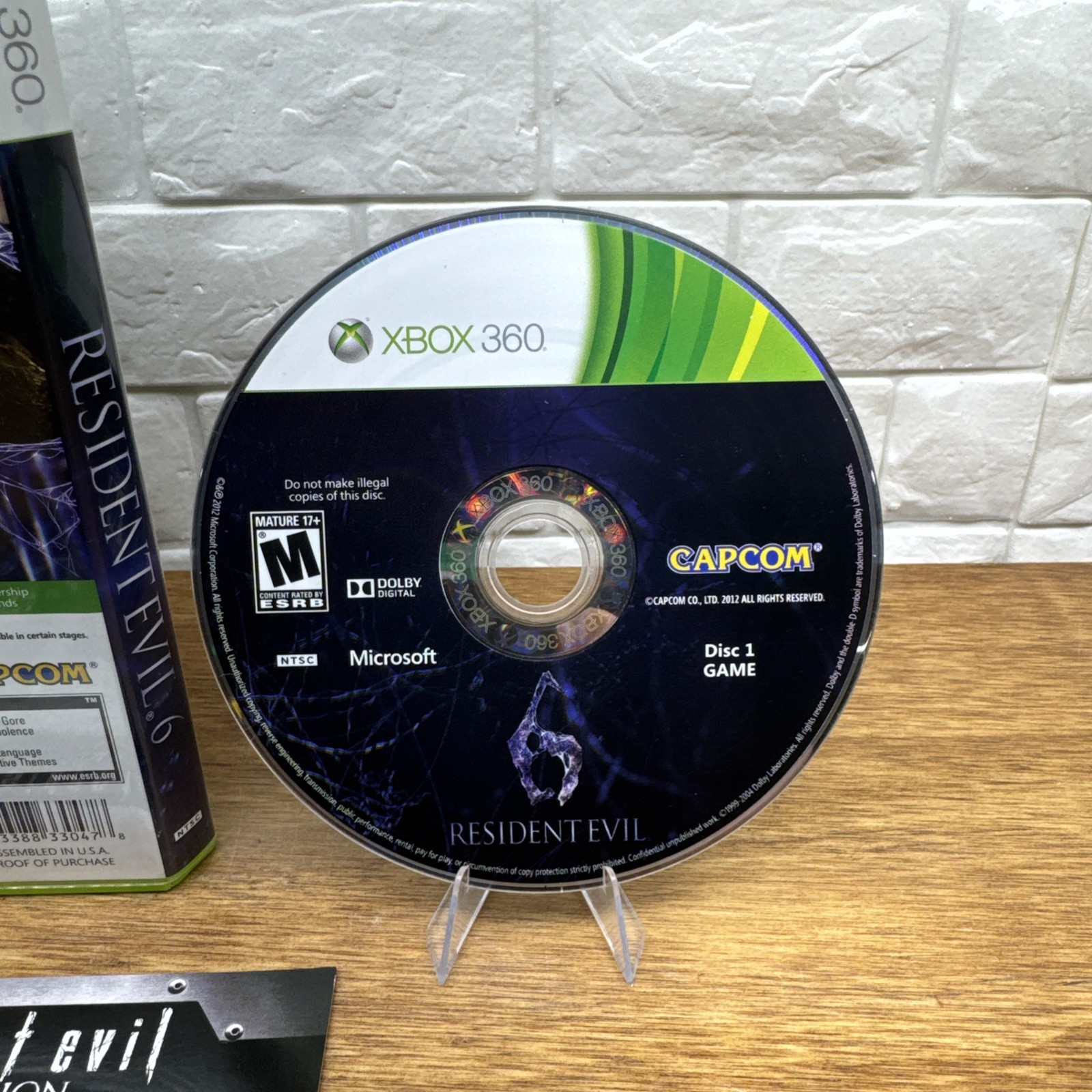 Resident Evil 6 (Microsoft Xbox 360, 2012) Refurbished Tested Free Shipping