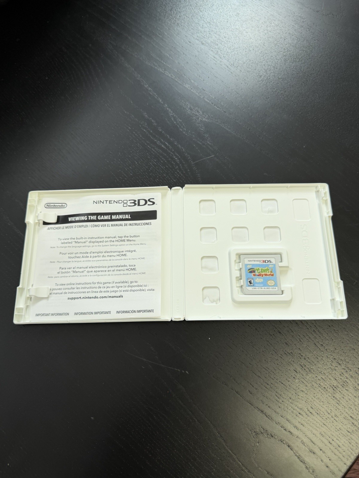 Poochy & Yoshi’s Woolly World (Nintendo 3DS, 2017) *Read*