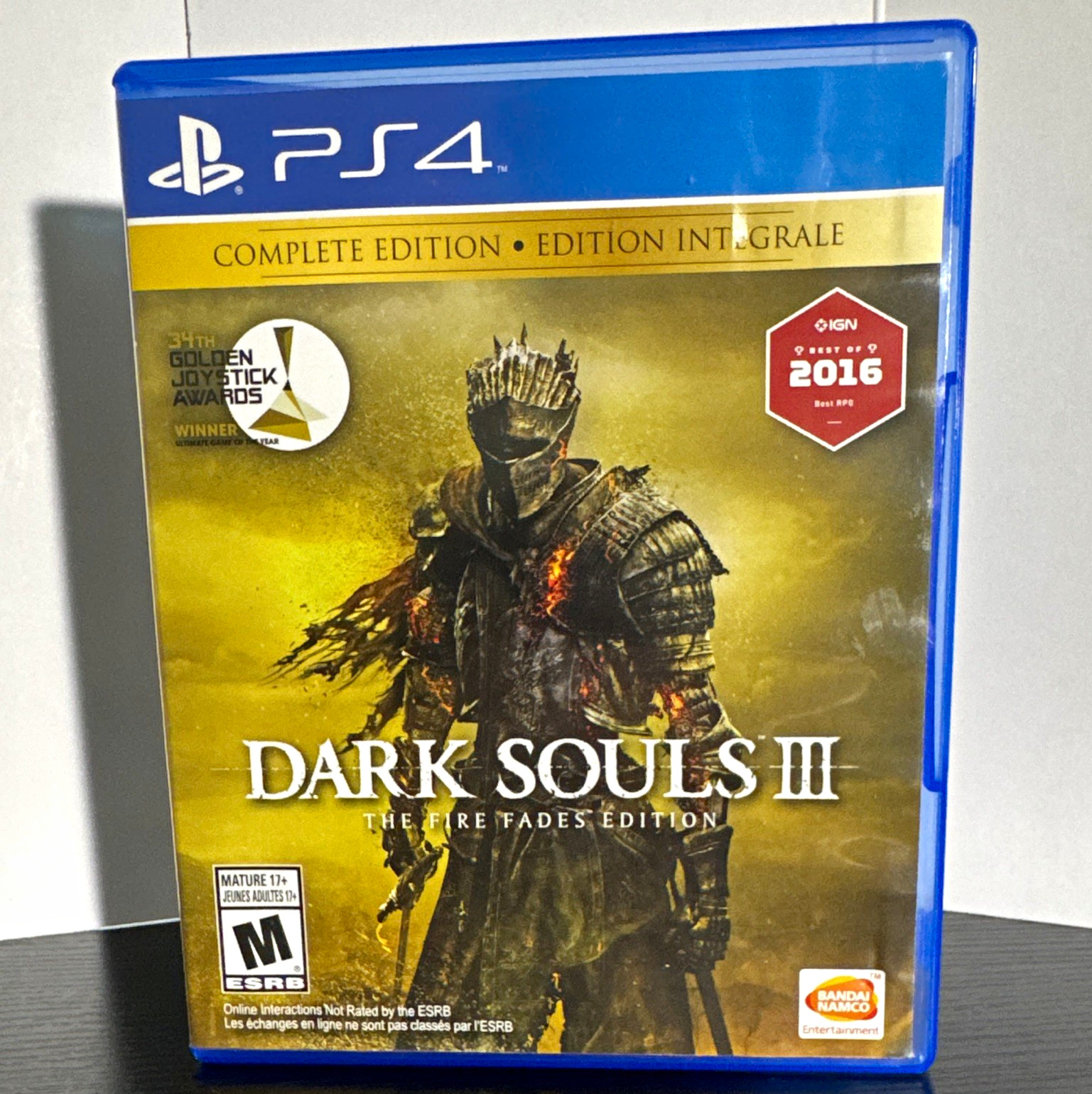 Dark Souls III: The Fire Fades Complete Edition PS4 CLEAN!