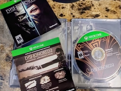 Dishonored 2 Collector’s Edition Xbox One – Steelbook – no poster -PRE-OWNED