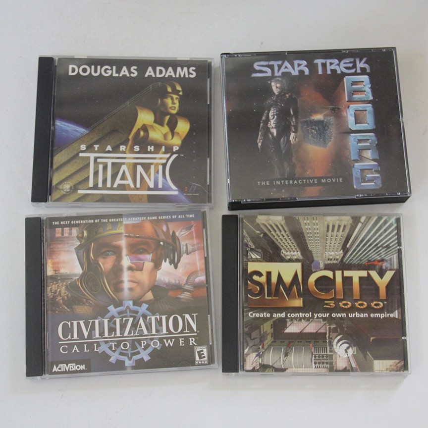 Vintage Video Games PC Win98 XP Huge Lot