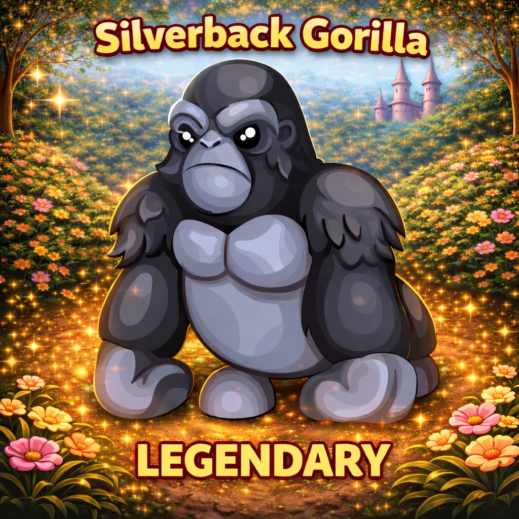 SILVERBACK GORILLA (VERY CHEAP) – ADOPT A PET FROM ME – CHEAPEST ON EBAY