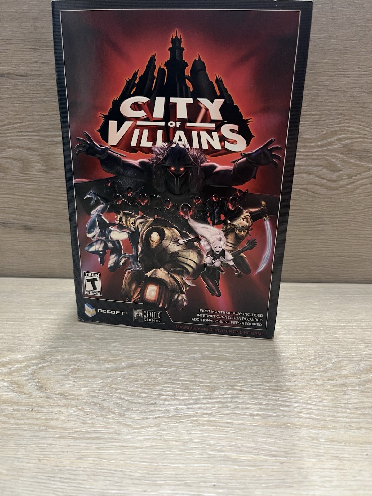 City of Villains NCsoft PC Collector’s Edition Manual Figurine Card Inserts