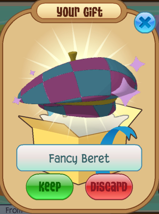 Animal Jam Classic AJC Promo Fancy Beret (READ DESCRIPTION)