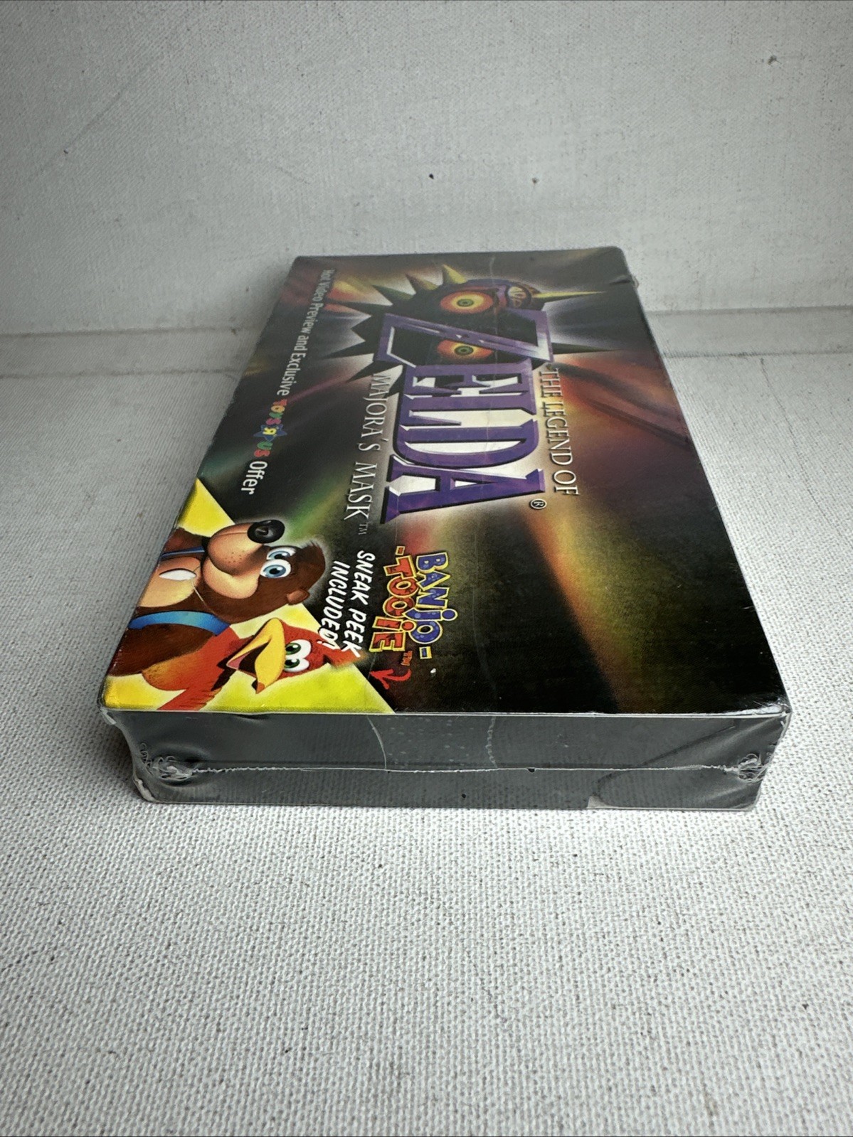 Nintendo the Legend of Zelda Majoras Mask Banjo VHS Rare Promo Edition, Sealed
