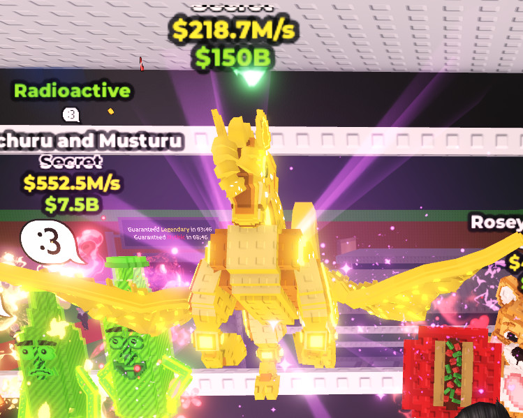 Gold celestial pegasus Steal A Brainrot