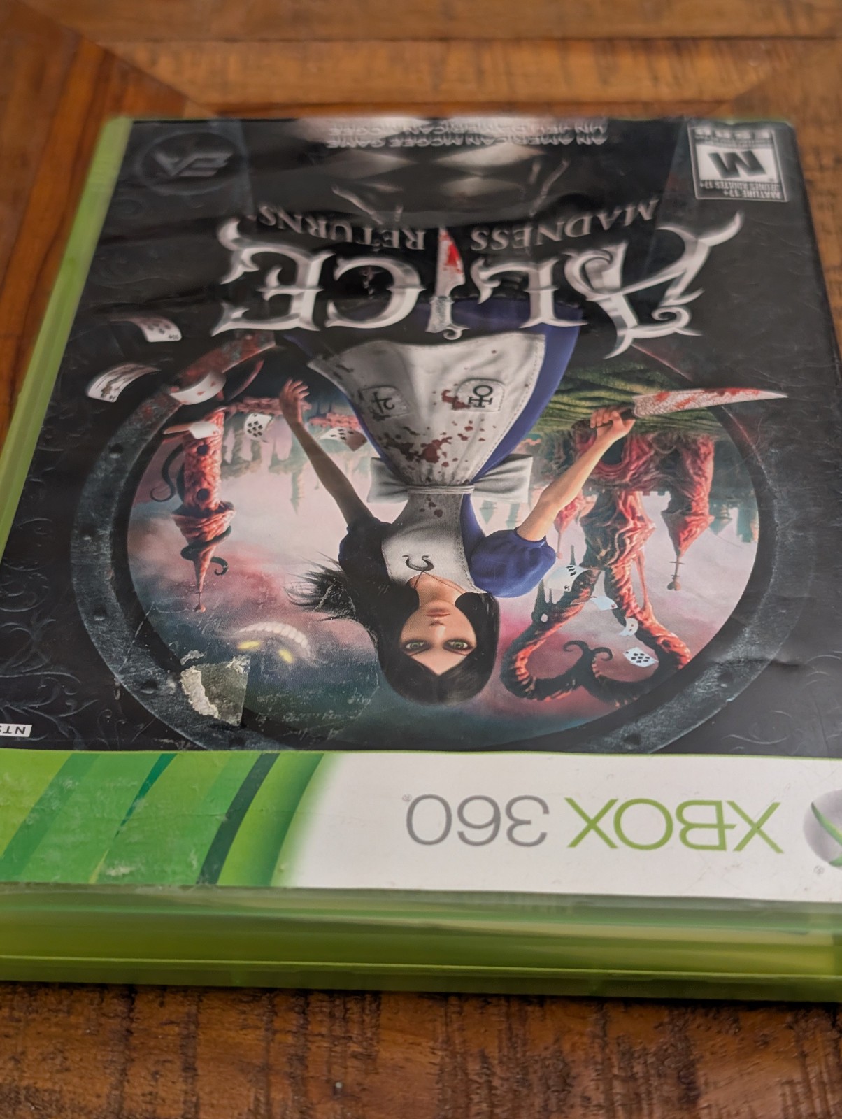 Alice Madness Returns Xbox 360 2011 Game Used Condition No Manual