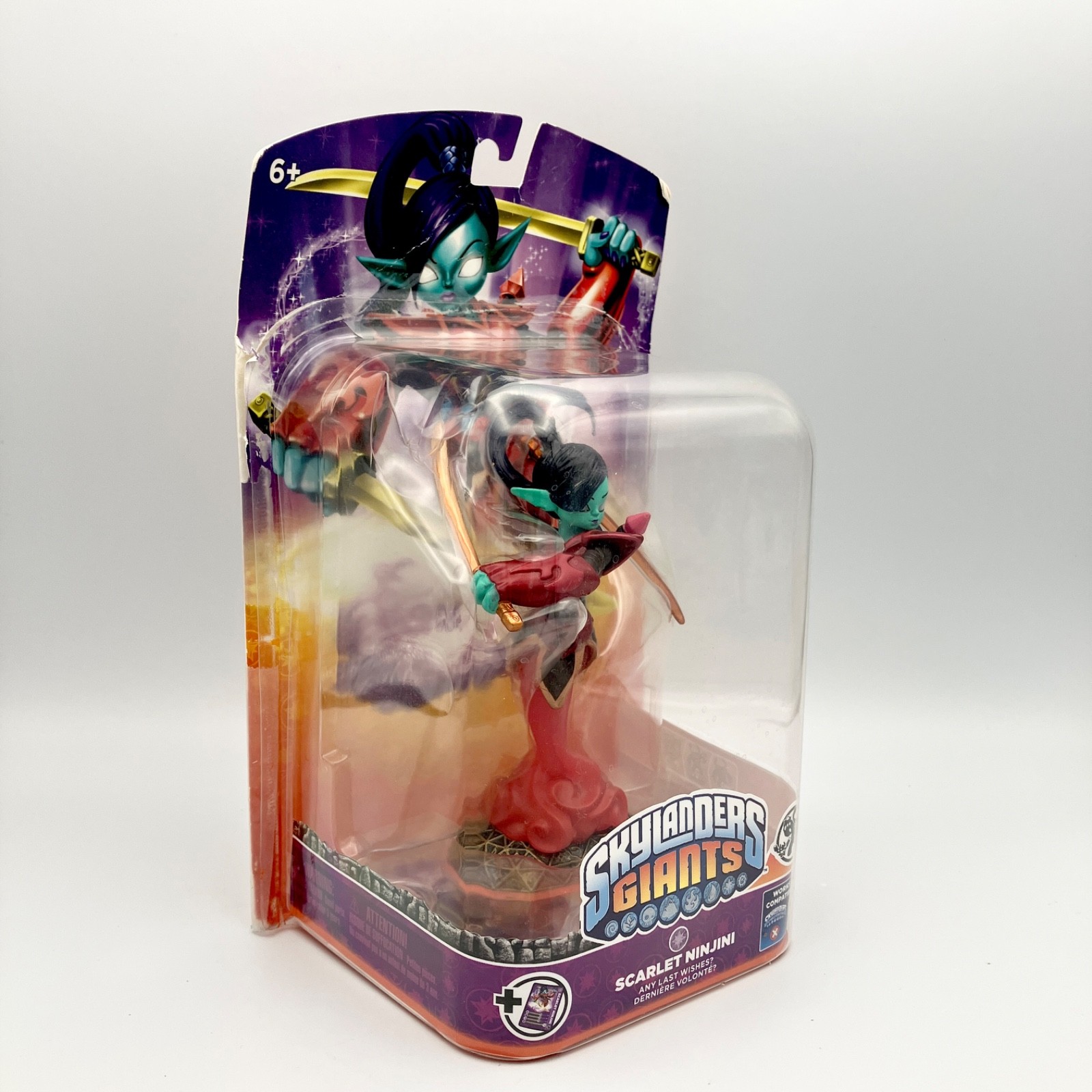 Skylanders Giants Scarlet Ninjini Figure ~ Package wear taped sides