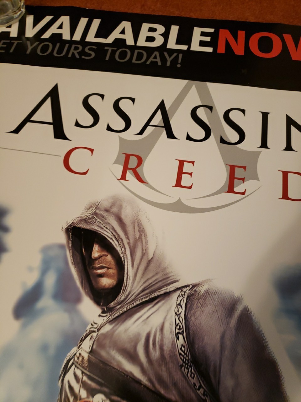 Assassin’s Creed Game Stop Promo Poster. Rare Poster 22x28in [26r]