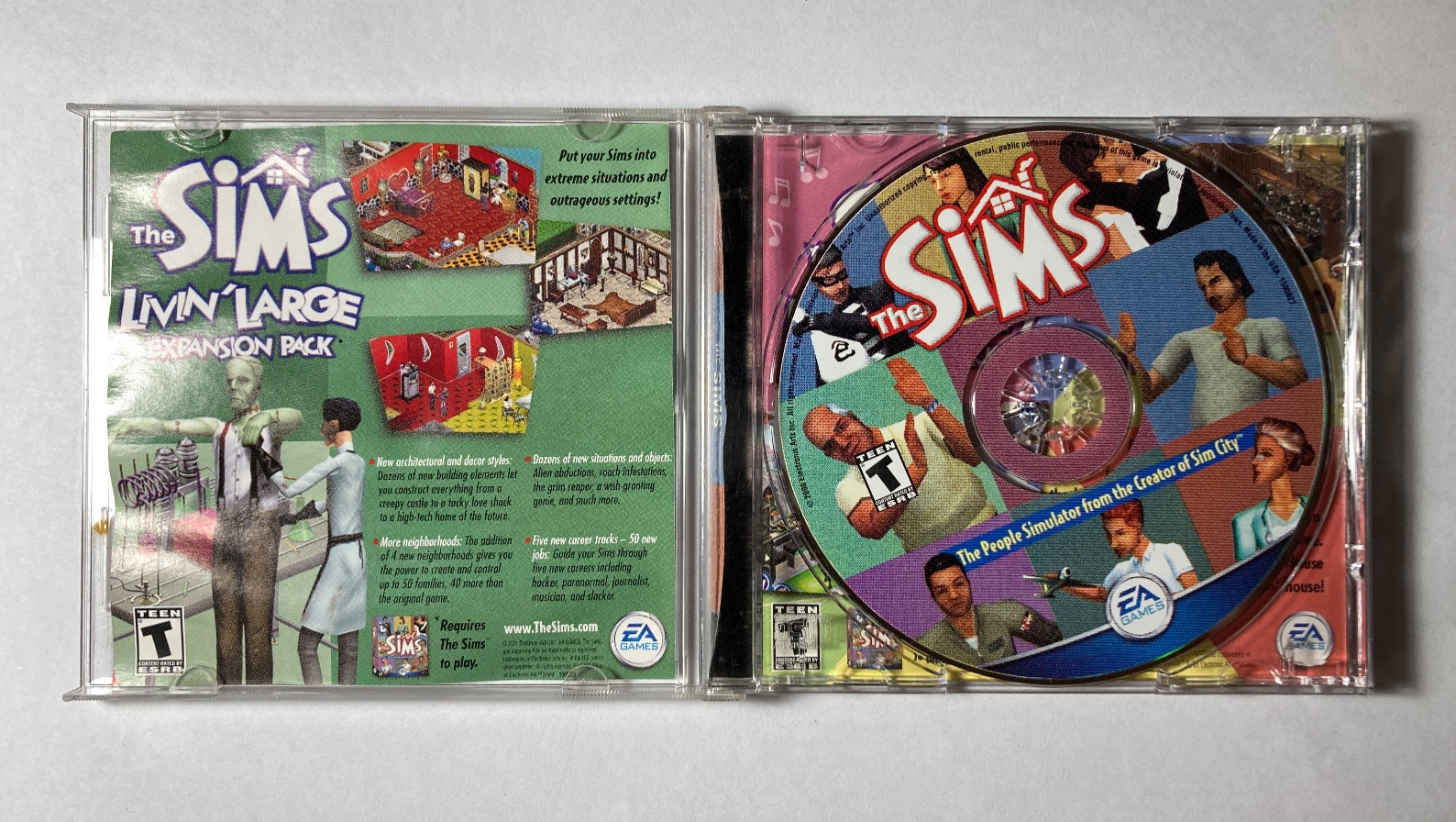 Lot of 2 – The Sims & House Party Expansion for PC w/ Product Key