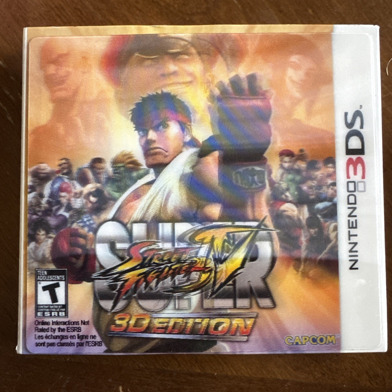 Super Street Fighter IV –3D Edition (Nintendo 3DS, 2011) Complete NEW Slipcase