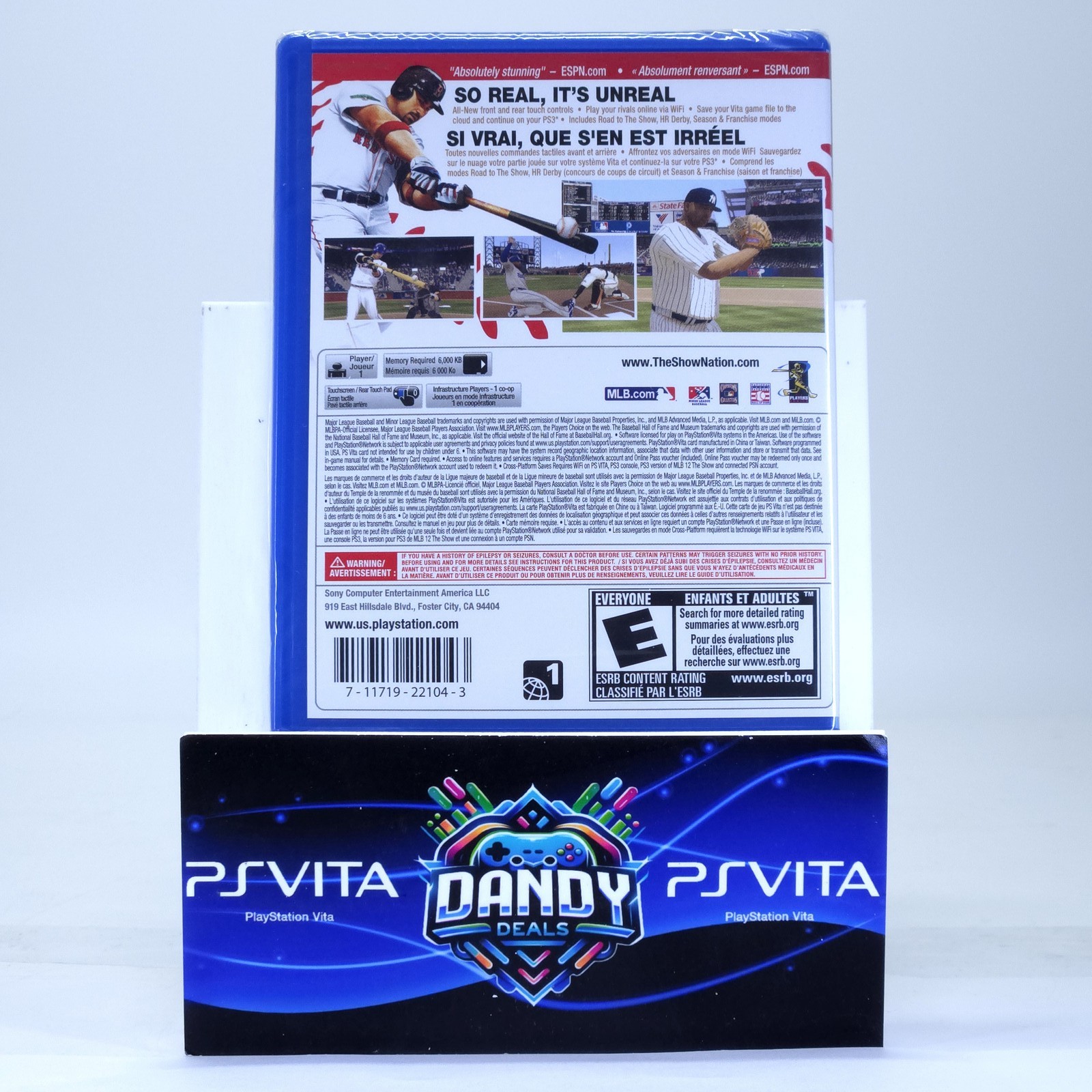 MLB 12: The Show Jose Bautista Variant Cover PS Vita Brand New – Playstation Vi
