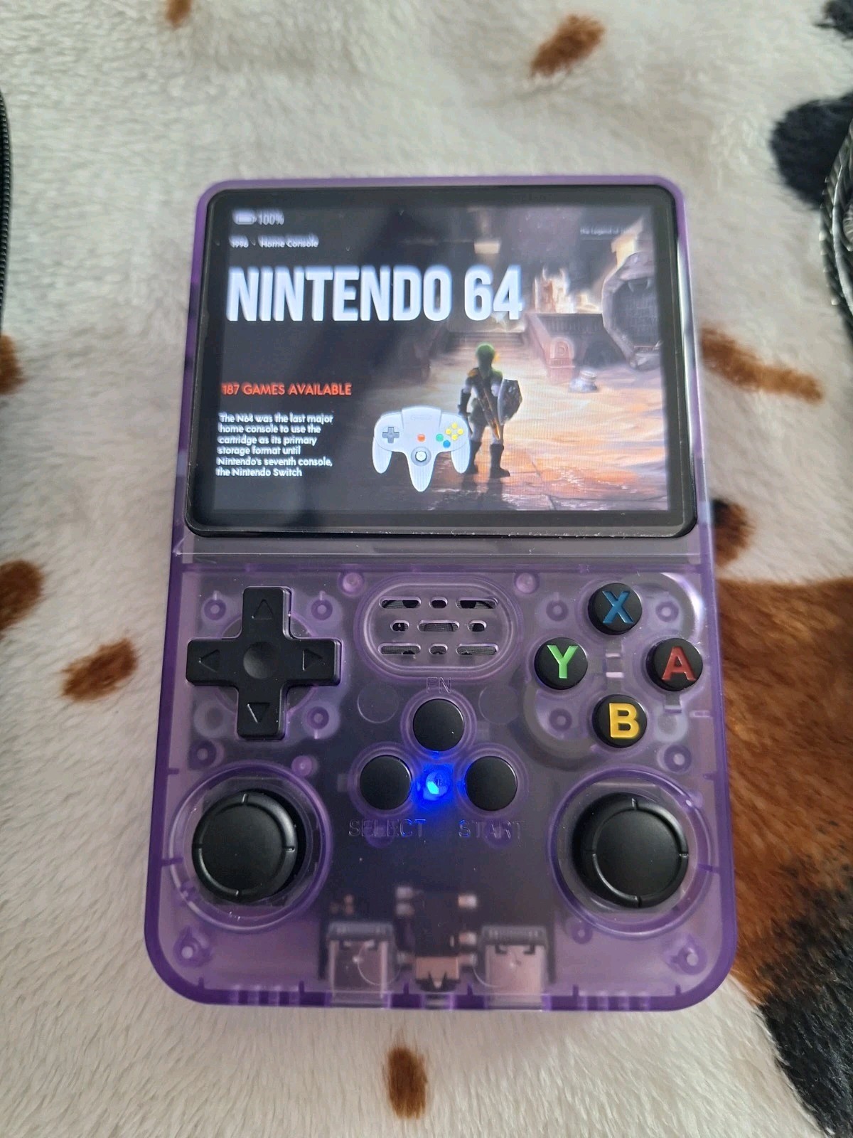 R36S Retro Handheld Video Game Console Linux System With Case And Earbuds